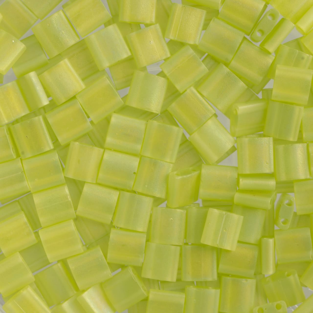 Miyuki® TILA® 5mm Transparent AB Matte Glass Beads Vials, 3ct.